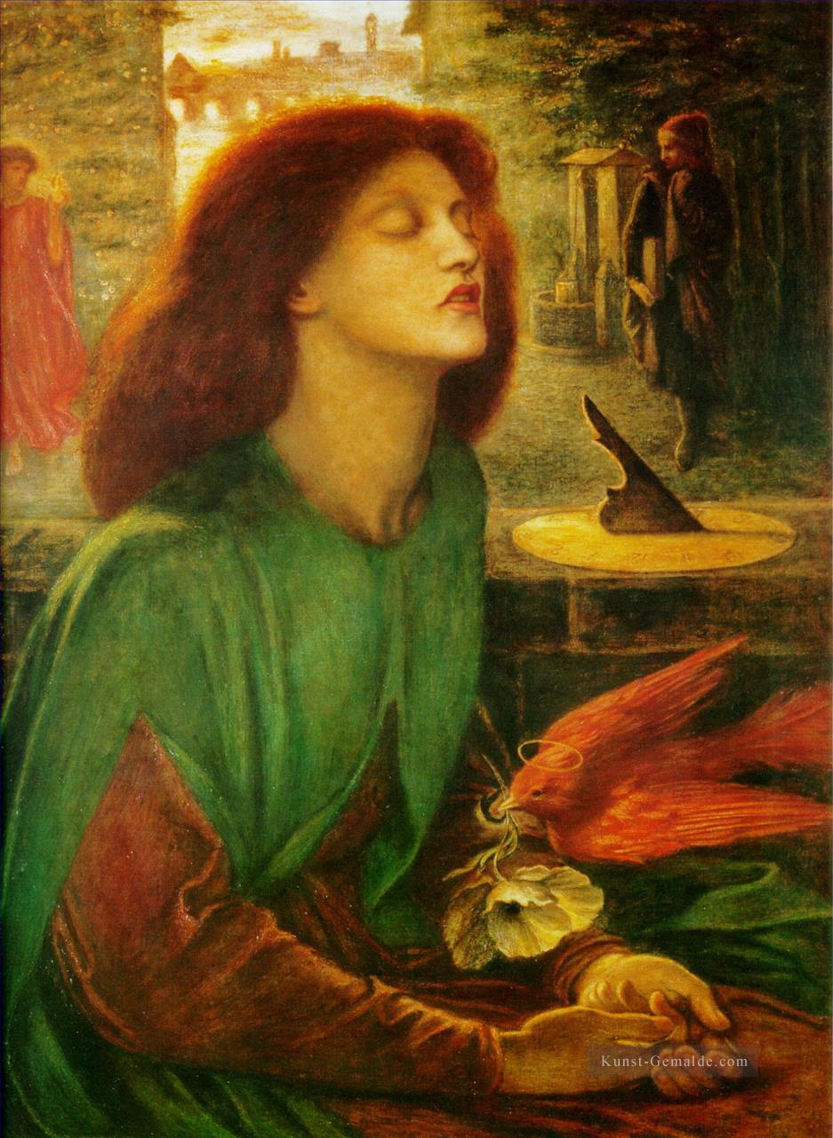 Beata Beatrix Präraffaeliten Bruderschaft Dante Gabriel Rossetti Ölgemälde